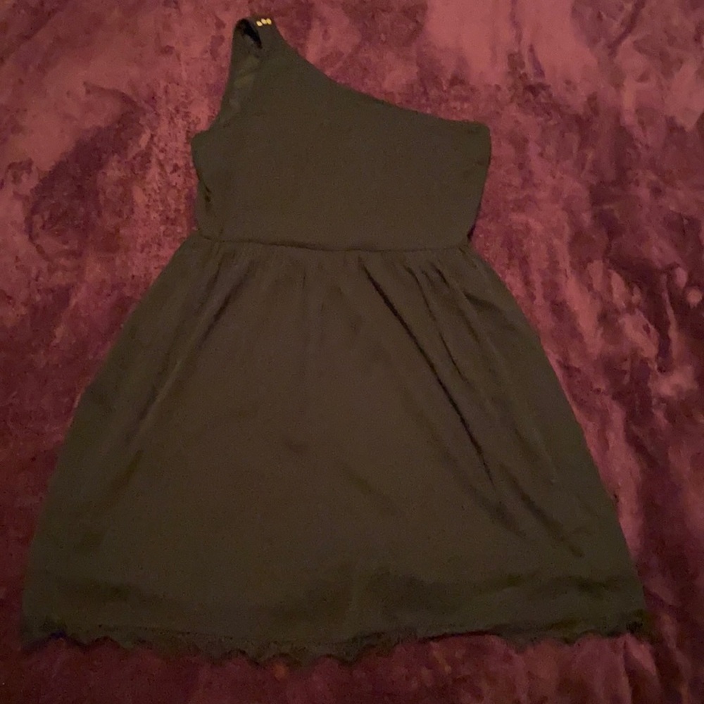 Black One Shoulder Dress